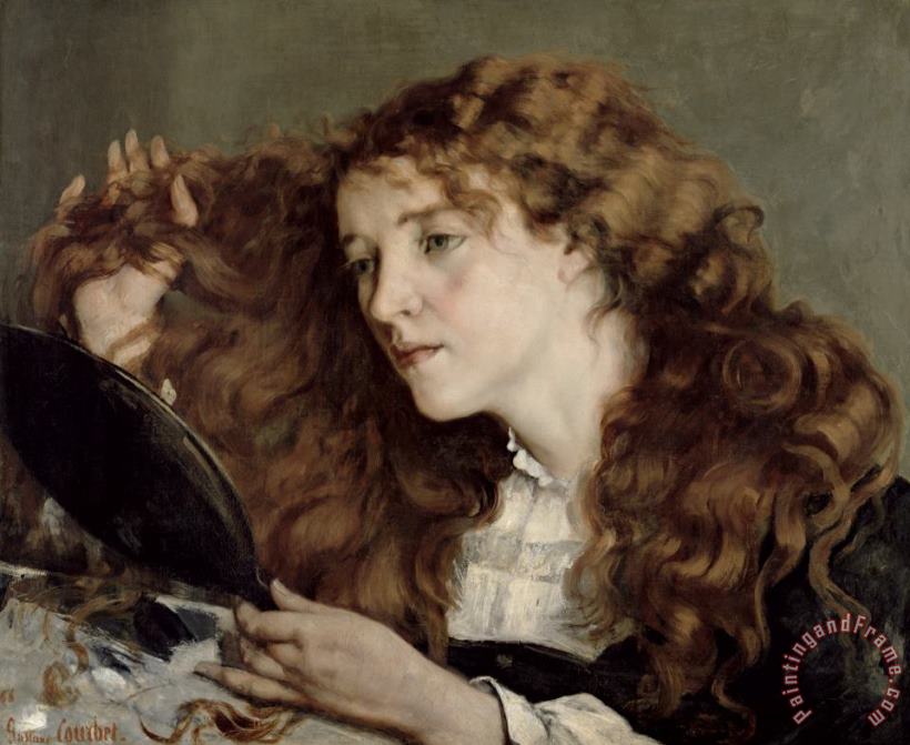 Jo The Beautiful Irish Girl painting - Gustave Courbet Jo The Beautiful Irish Girl Art Print