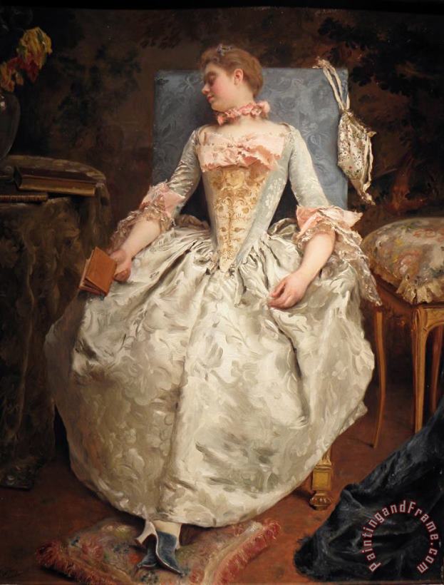 Gustave Jean Jacquet Le Reve Art Painting