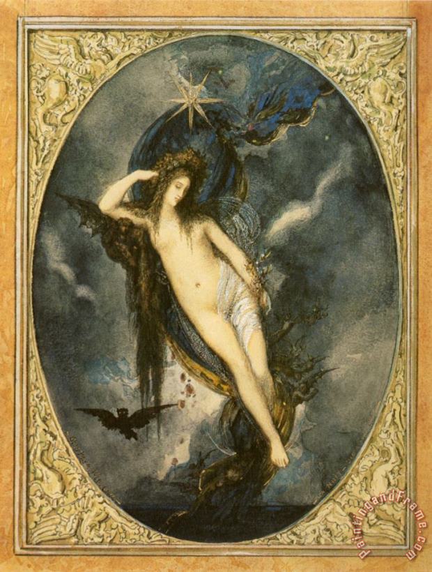 Gustave Moreau Night Art Print