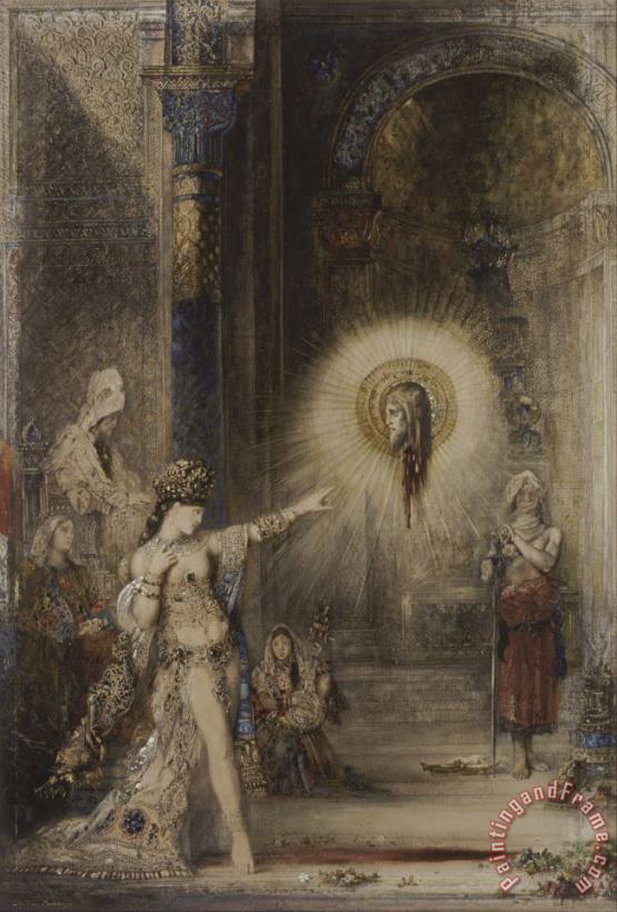 The Apparition painting - Gustave Moreau The Apparition Art Print