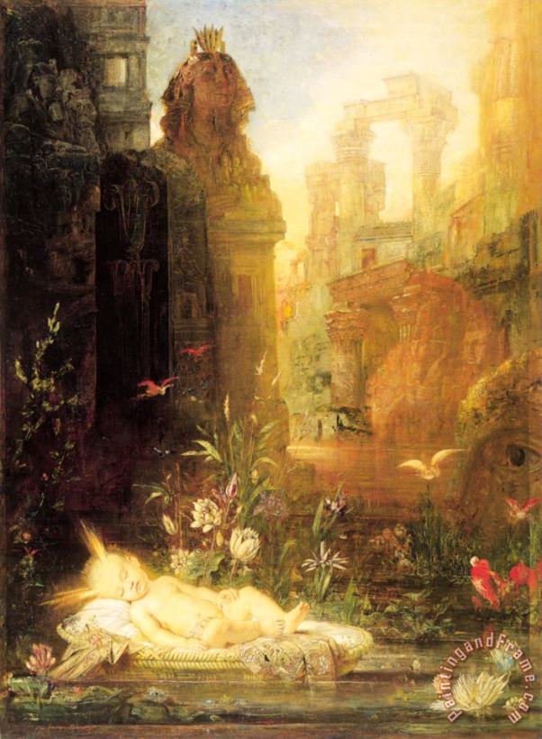 Gustave Moreau Young Moses Art Print