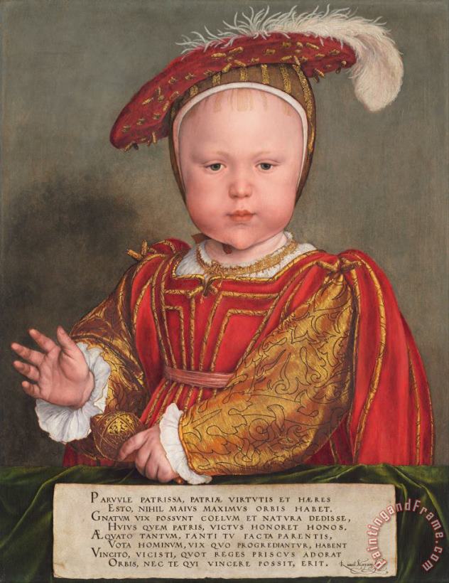 Edward VI As a Child painting - Hans Holbein the Younger Edward VI As a Child Art Print