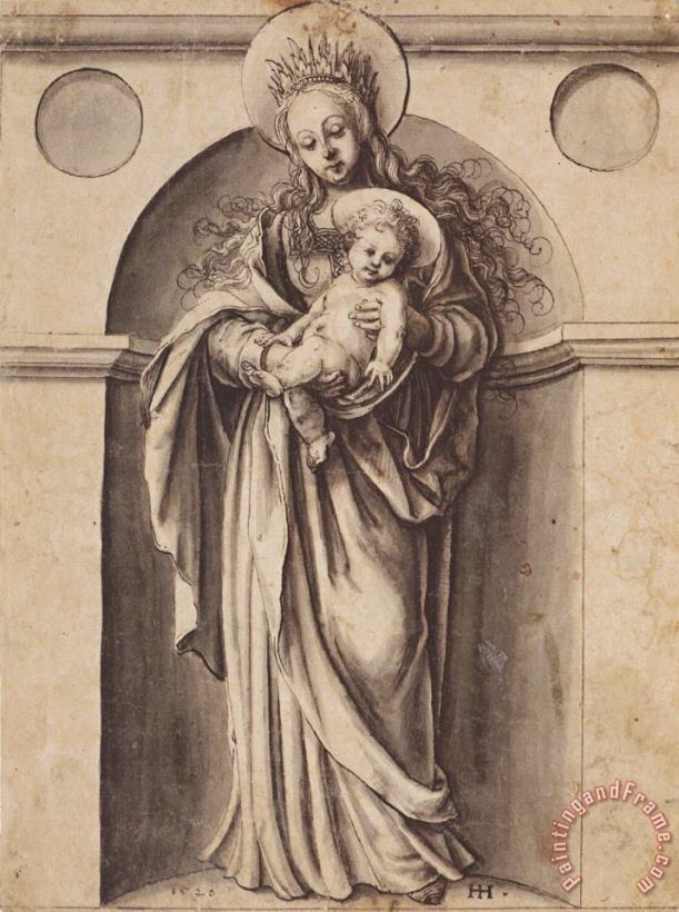 Virgin And Child painting - Hans Holbein the Younger Virgin And Child Art Print