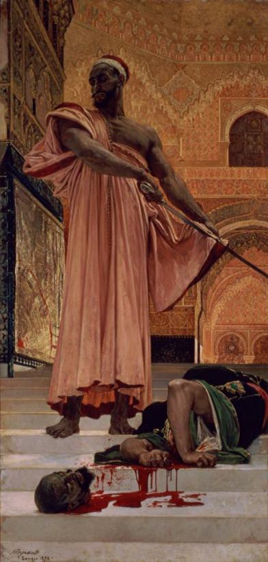 Henri Alexandre Georges Regnault Execution Without Trial under the Moorish Kings in Granada Art Print