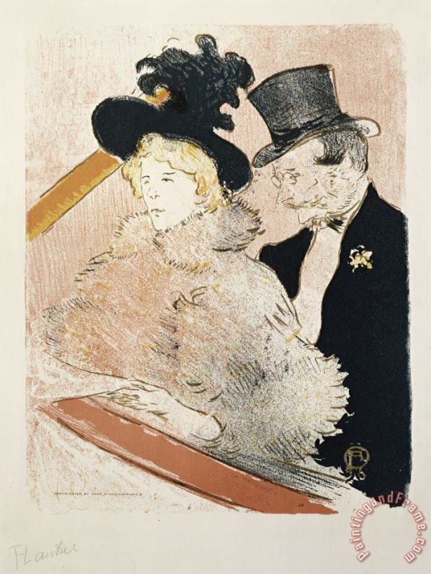 Henri de Toulouse-Lautrec Au Concert Art Print