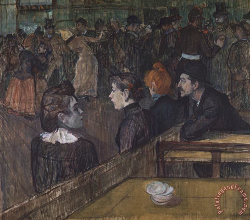 Henri de Toulouse-Lautrec Moulin De La Galette Art Painting