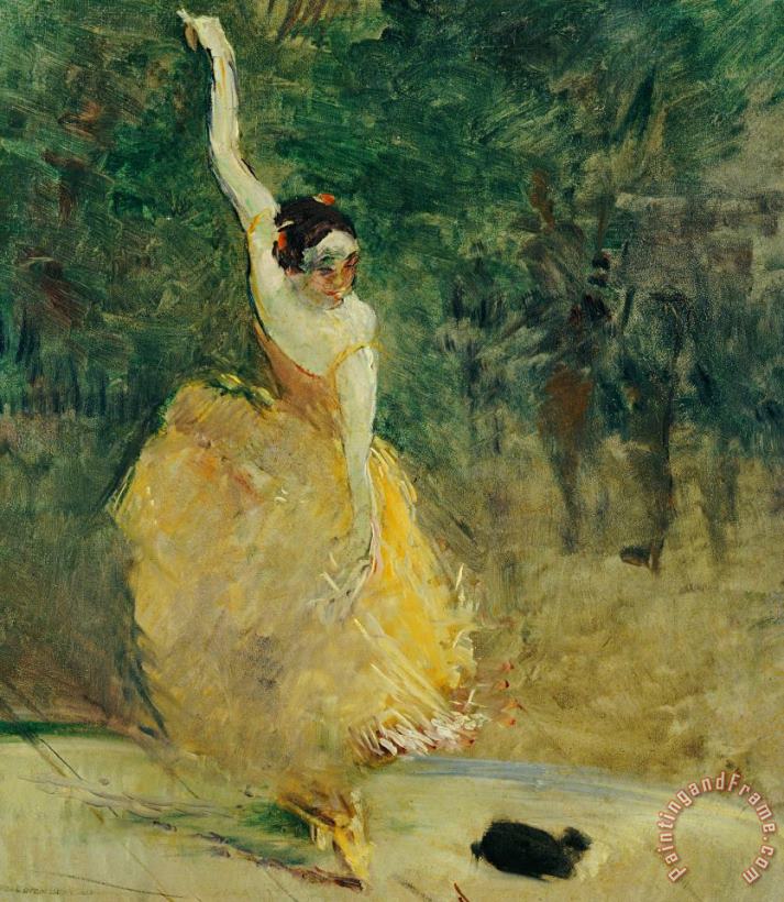 The Spanish Dancer painting - Henri de Toulouse-Lautrec The Spanish Dancer Art Print