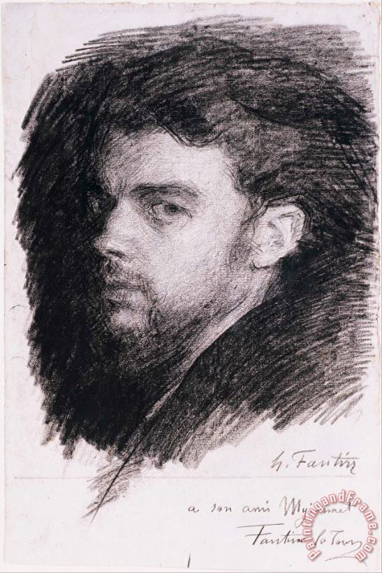 Henri Fantin Latour Self Portrait Art Painting