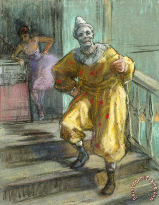 Henri Gabriel Ibels The Clown Art Painting