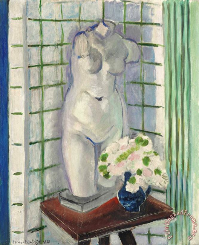 Henri Matisse Antique Et Oeillets Art Print