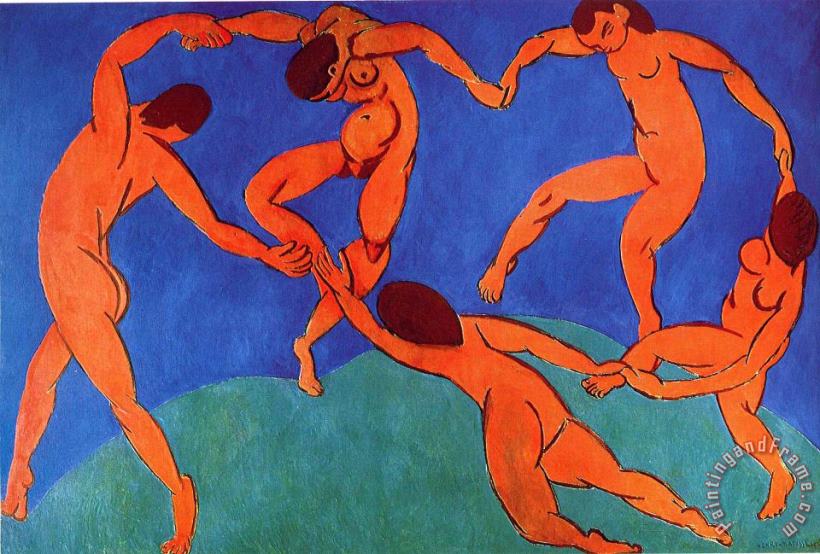 Dance II 1910 painting - Henri Matisse Dance II 1910 Art Print