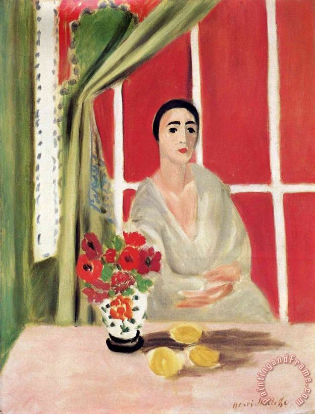 Henri Matisse Figure at The Rideau Releve Art Painting