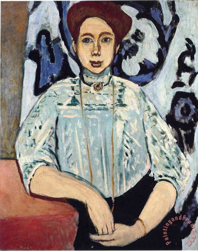 Greta Moll 1908 painting - Henri Matisse Greta Moll 1908 Art Print
