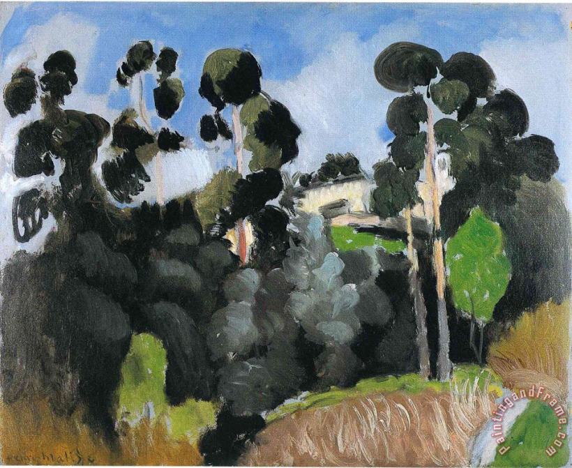 Landscape 1 painting - Henri Matisse Landscape 1 Art Print