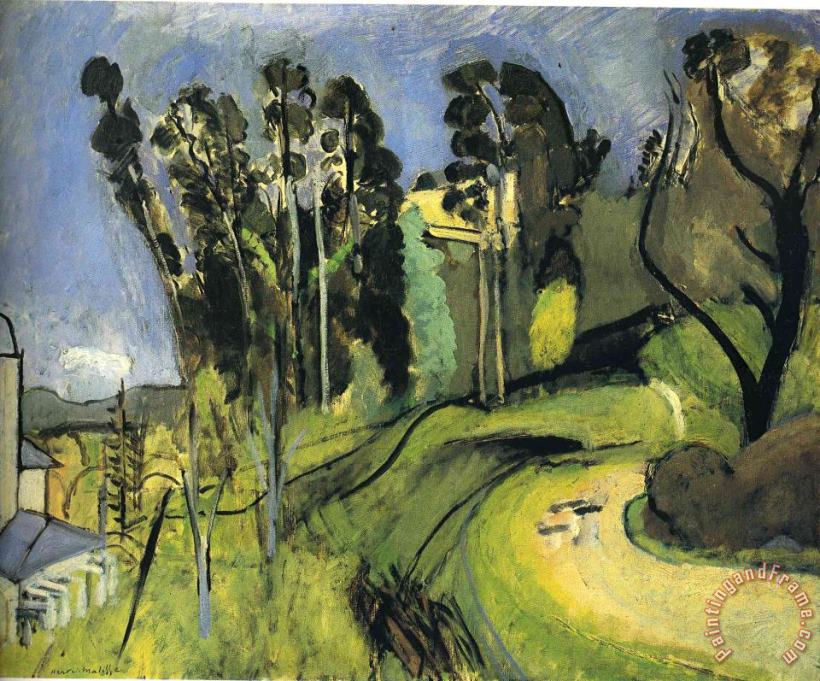 Henri Matisse Montalban Landscape 1918 Art Print