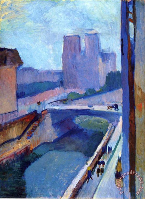 Henri Matisse Notre Dame Sunrise 1902 Art Painting