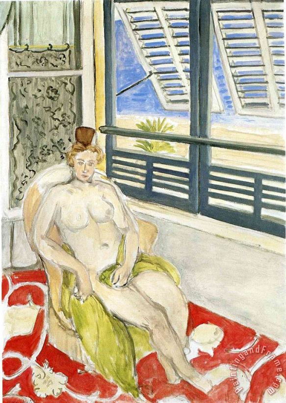 Nude 2 painting - Henri Matisse Nude 2 Art Print