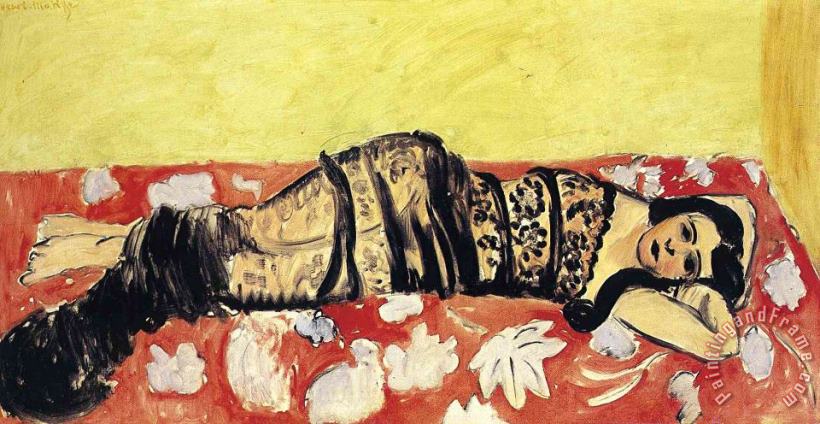 Henri Matisse Odalisque Art Painting