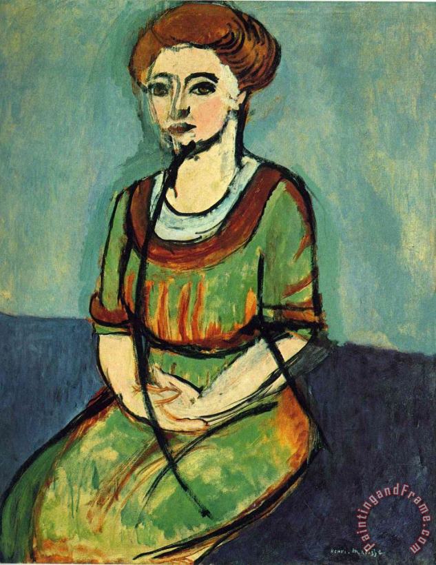 Henri Matisse Olga Merson 1910 Art Print