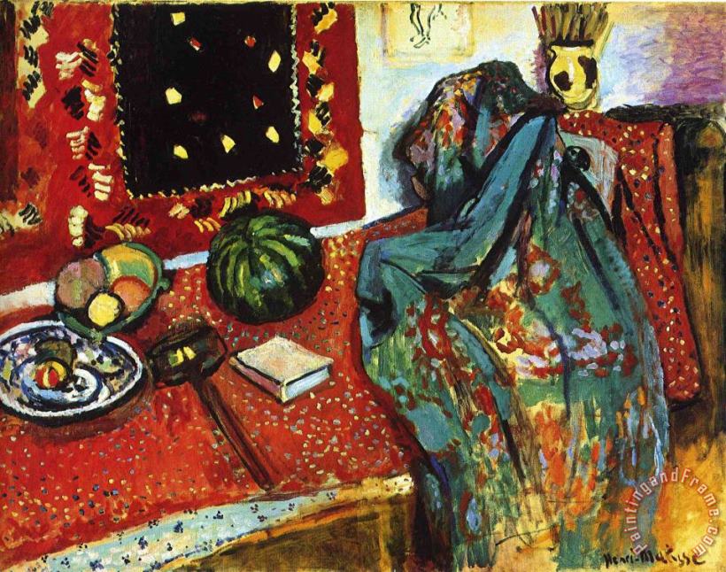 Henri Matisse Still Life with a Red Rug 1906 Art Print