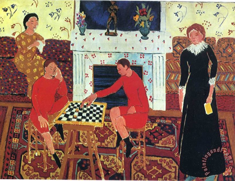 The Family of The Artist 1911 painting - Henri Matisse The Family of The Artist 1911 Art Print