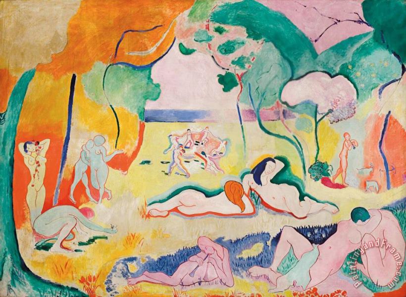 Henri Matisse The Joy of Life 1906 Art Painting