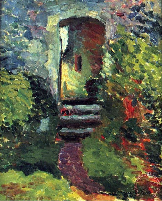 The Little Gate of The Old Mill 1898 painting - Henri Matisse The Little Gate of The Old Mill 1898 Art Print