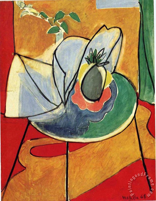 The Pinapple 1948 painting - Henri Matisse The Pinapple 1948 Art Print