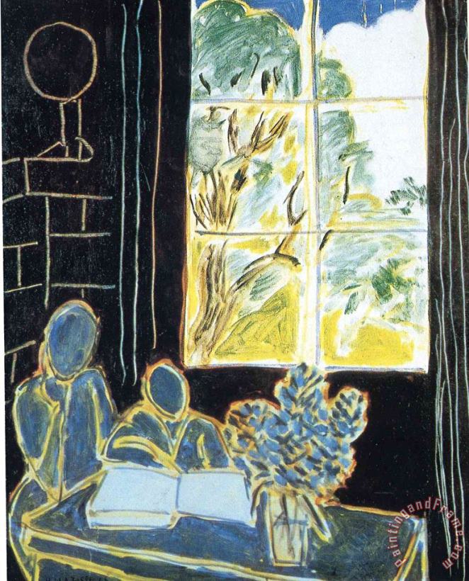 The Silence That Lives in Houses 1947 painting - Henri Matisse The Silence That Lives in Houses 1947 Art Print