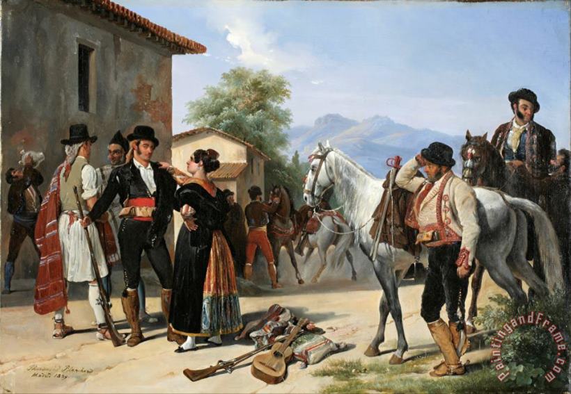 The Smugglers painting - Henri Pierre Leon Pharamond Blanchard The Smugglers Art Print