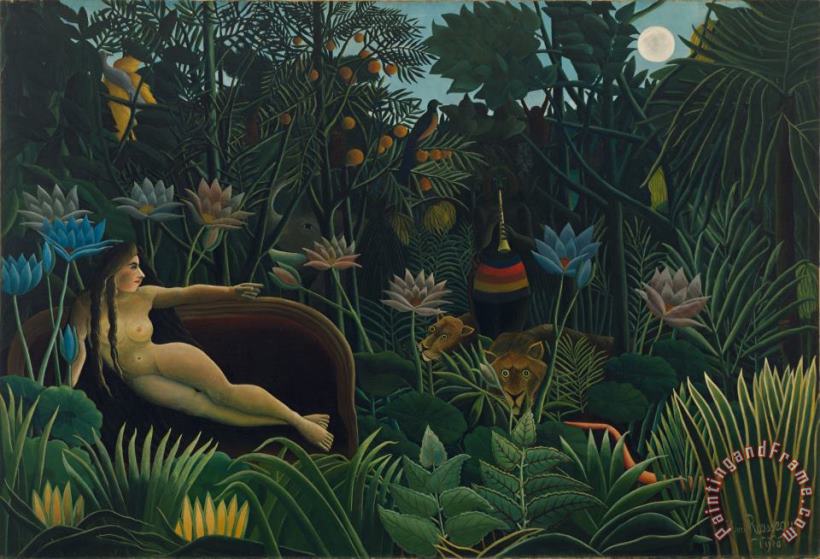 Henri Rousseau The Dream Art Painting