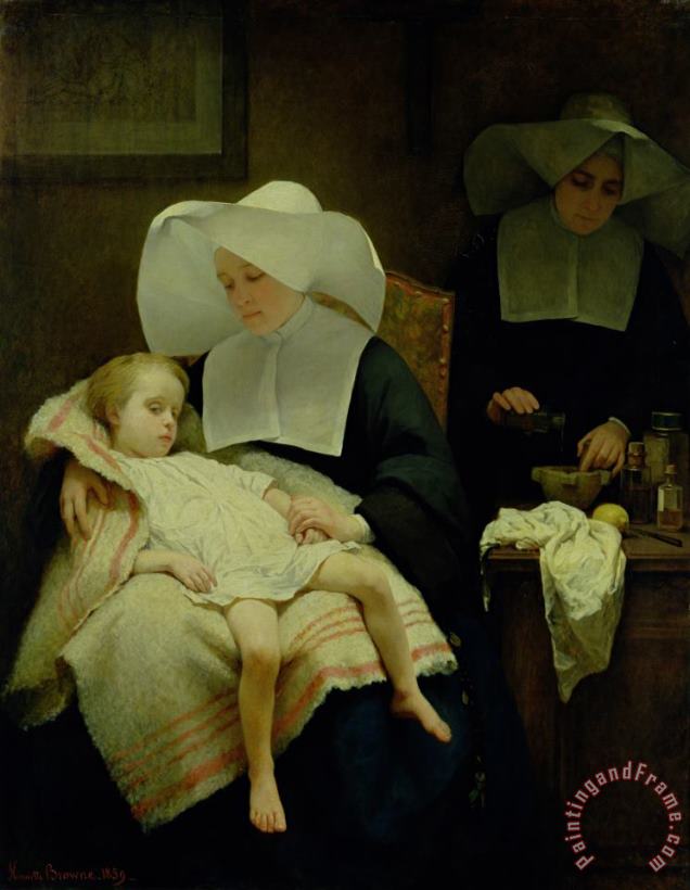 Henriette Browne The Sisters of Mercy Art Print