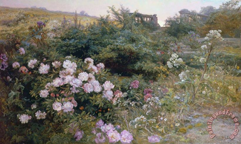 In Full Bloom painting - Henry Arthur Bonnefoy In Full Bloom Art Print