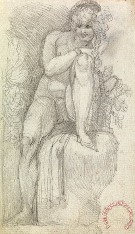 An Hermaphrodite painting - Henry Fuseli An Hermaphrodite Art Print