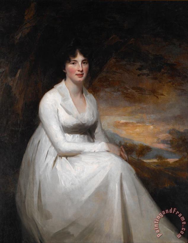 Mrs. Macdowall painting - Henry Raeburn Mrs. Macdowall Art Print