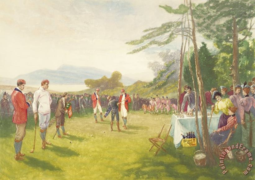 The Clubs The Thing painting - Henry Sandham The Clubs The Thing Art Print