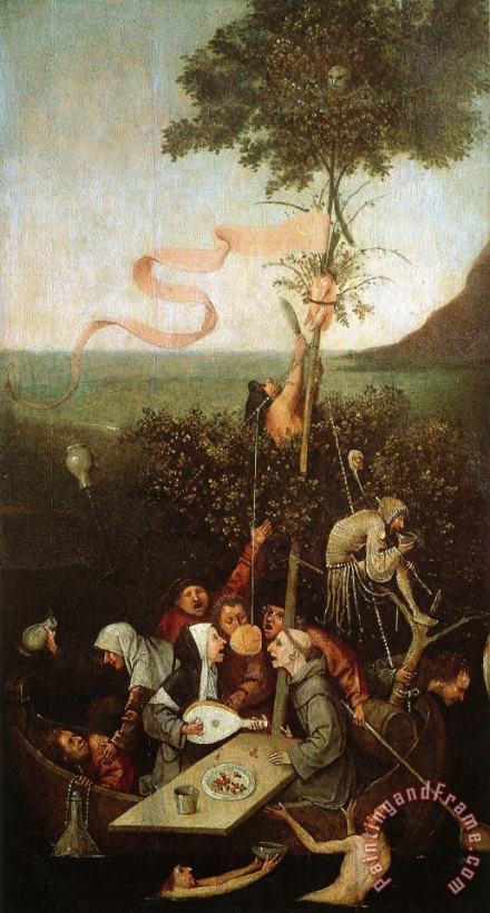 The Ship of Fools painting - Hieronymus Bosch The Ship of Fools Art Print