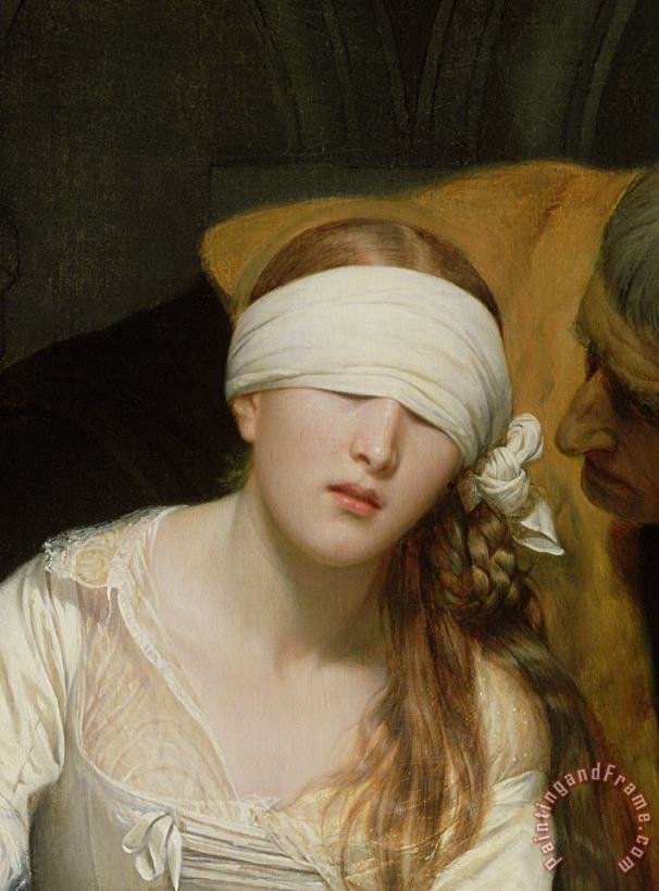 Hippolyte Delaroche The Execution of Lady Jane Grey Art Painting