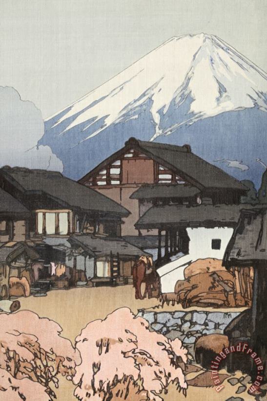 Fuji Mountain From Funatsu (funatsu), From The Series Ten Views of Fuji (fuji Jikkei) painting - Hiroshi Yoshida Fuji Mountain From Funatsu (funatsu), From The Series Ten Views of Fuji (fuji Jikkei) Art Print
