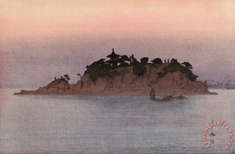 Hiroshi Yoshida Tomo No Ura, From The Inland Sea Series (seto Naikai Shu) Art Painting