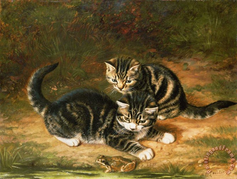 Horatio Henry Couldery Kittens Art Painting