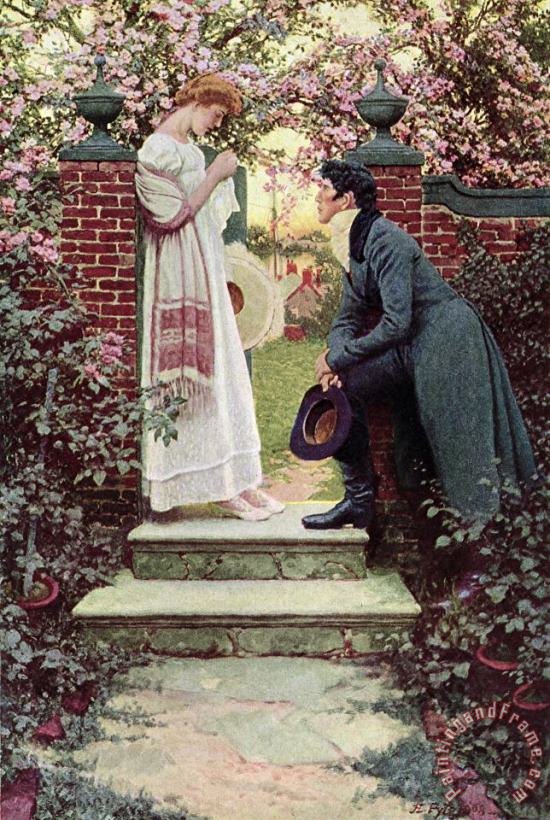 Howard Pyle When All the World Seemed Young Art Painting