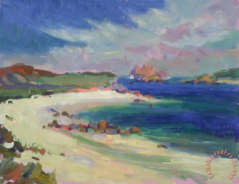 Hugo Grenville Looking North From Lizard Point Art Painting