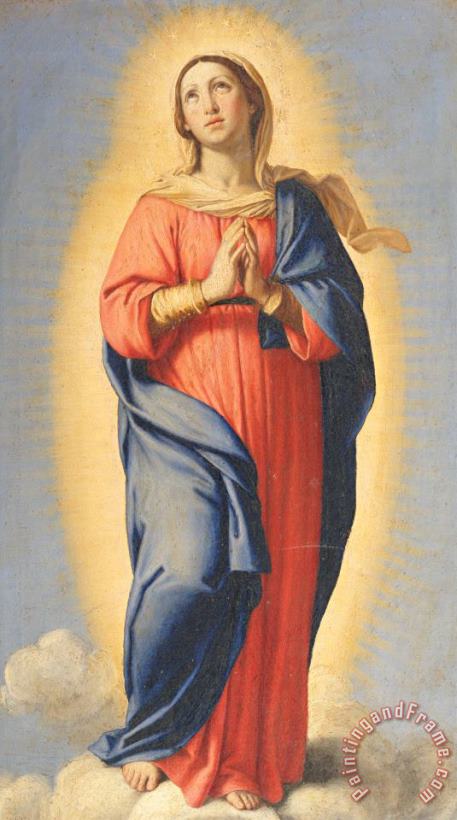The Immaculate Conception painting - Il Sassoferrato The Immaculate Conception Art Print