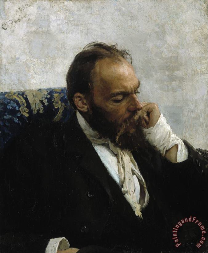 Ilya Repin Portrait of Professor Ivanov Art Painting