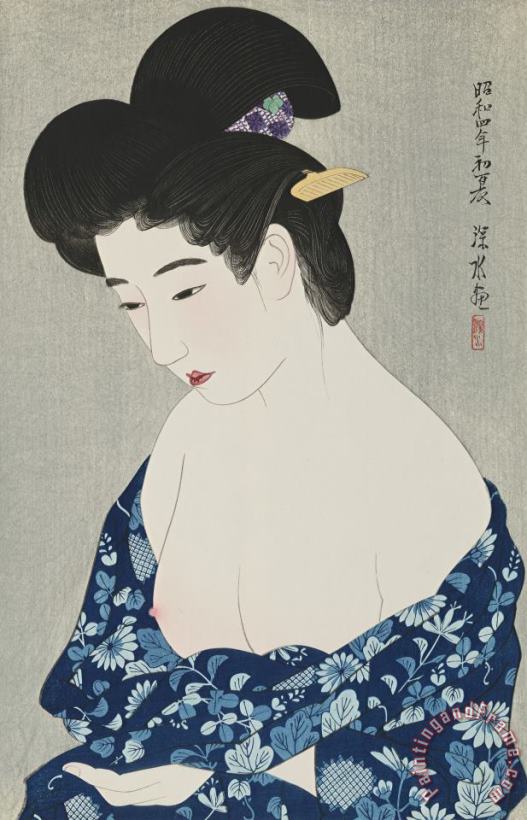 After The Bath (yokugo) painting - Ito Shinsui After The Bath (yokugo) Art Print