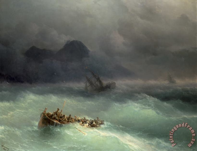 Ivan Konstantinovich Aivazovsky The Shipwreck Art Painting