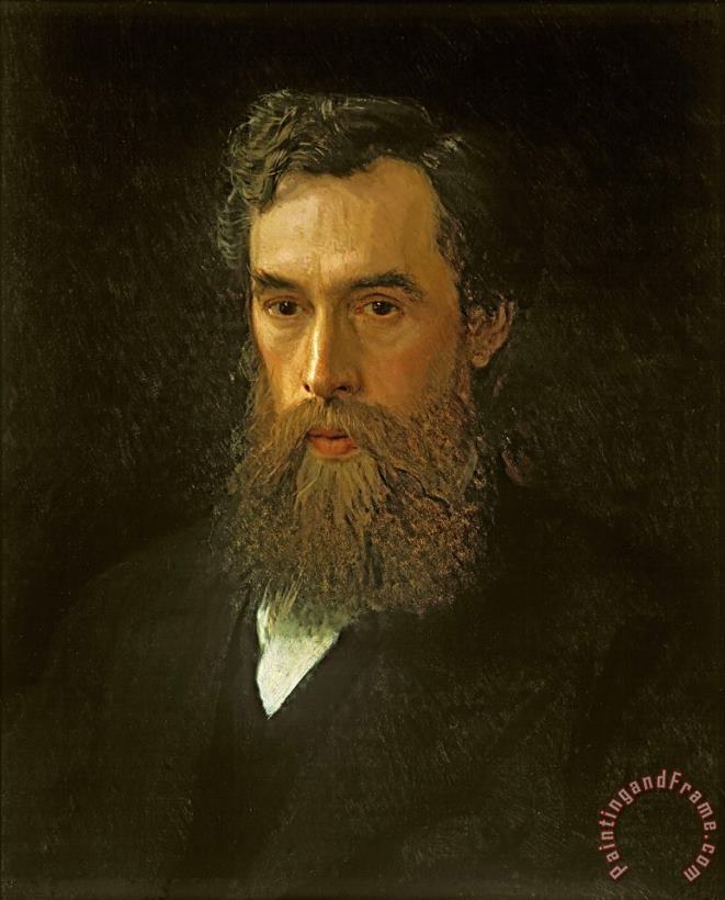 Ivan Kramskoi Portrait of Pavel Tretyakov Art Painting