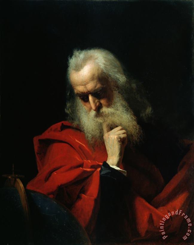 Galileo Galilei painting - Ivan Petrovich Keler Viliandi Galileo Galilei Art Print