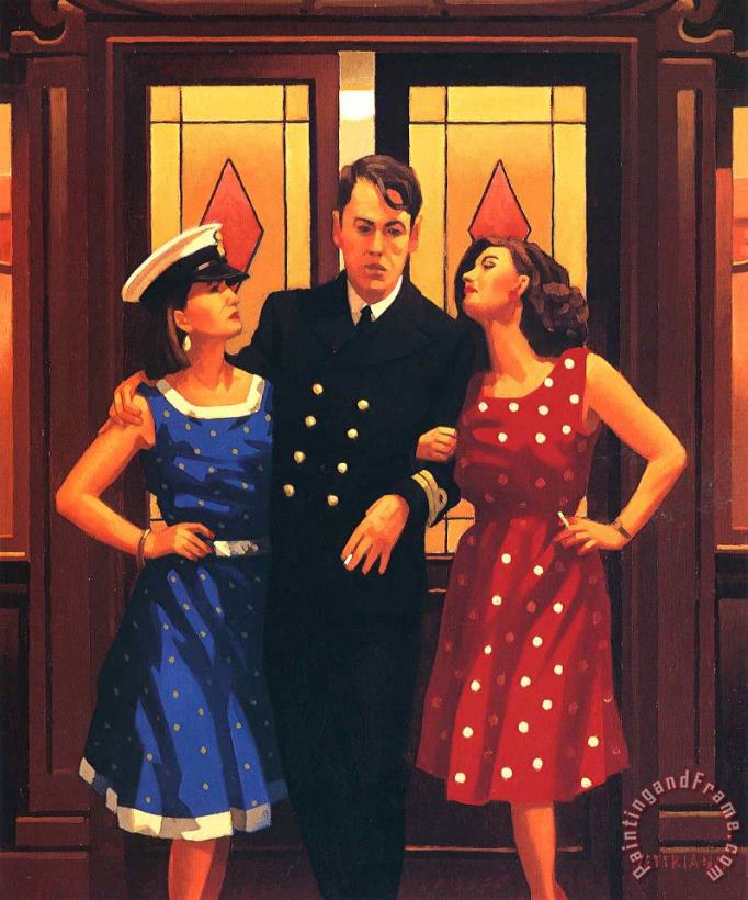And So to Bed painting - Jack Vettriano And So to Bed Art Print